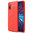 Flexi Slim Litchi Texture Case for Vivo S1 - Red Stitch